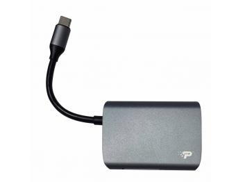 PCUSBS3CTS – bộ chuyển đầu đọc thẻ TF/SD chuyển USB-C sang USB-A 2.0 và 3.0