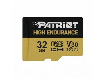 Thẻ nhớ Patriot EP MicroSDHC V30 High Endurance - Độ bền cao 32GB