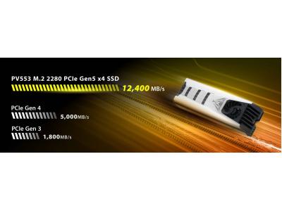 Ổ CỨNG SSD Gen 5 VIPER PV553 với TỐC ĐỘ LÊN ĐẾN 12,400 MB/s
