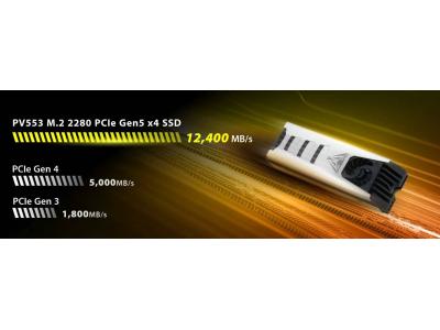 Ổ CỨNG SSD Gen 5 VIPER PV553 với TỐC ĐỘ LÊN ĐẾN 12,400 MB/s