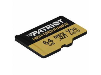 Thẻ nhớ Patriot EP MicroSDHC V30 High Endurance - Độ bền cao 64GB
