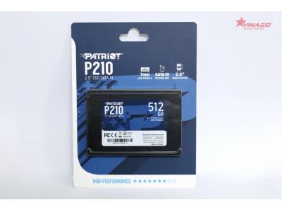 Ổ cứng SSD PATRIOT210 512Gb SATA III Chính Hãng
