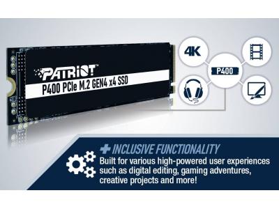 Ổ ĐĨA CỨNG SSD PATRIOT P400 PCI-E GEN4 X4 M.2 2280 512GB