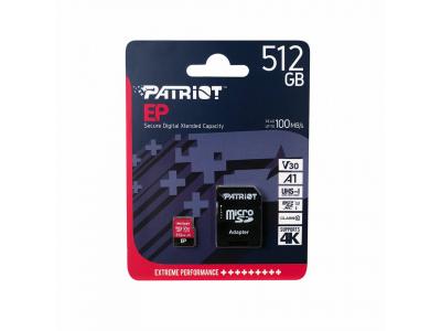 Thẻ nhớ Patriot MICRO SDXC V30 A1 512GB - EP Series