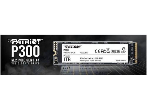PATRIOT ra mắt SSD P300 m.2 PCIe Gen3 x4 mới nhất