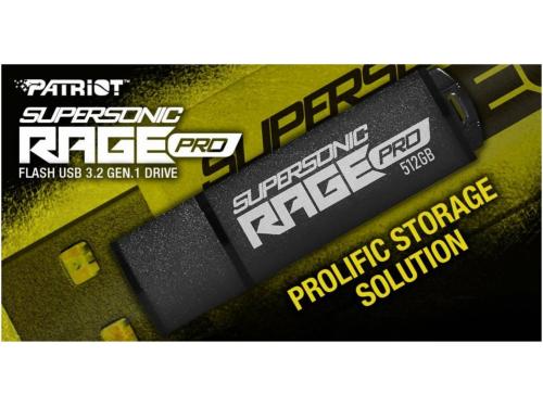 Patriot ra mắt Ổ đĩa flash Supersonic Rage Pro USB 3.2 Gen. 1
